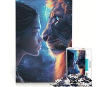 Puzzle per adulti da 1000 pezzi galassia mistica con animali gioco pratico rilassante e stimolante per la mente regalo di compleanno regalo di viaggio 50x75cm