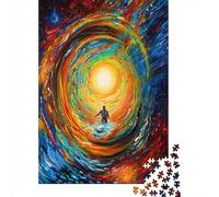 Puzzle per adulti da 1000 pezzi "Gazing Into The Infinite", puzzle di carta per adulti, gioco educativo, sfida, giocattolo, 1000 pezzi (38x26 cm)