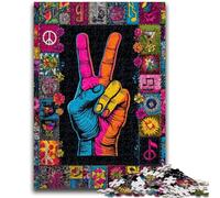 Puzzle per adulti da 1000 pezzi, gesto "Sì", giocattoli da gioco Ogni pezzo è unico Gioco divertente e stimolante per tutta la famiglia, adatto a bambini di 14 anni, 26x38cm