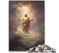 Puzzle per adulti da 1000 pezzi, Gesù, per bambini dai 14 anni in su, interessanti regali per ridurre lo stress per amici e familiari, 26x38cm