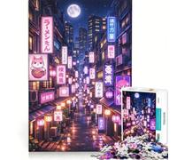 Puzzle per adulti da 1000 pezzi, Giappone, Tokyo Adatto a coppie, giochi rilassanti, regali per donne e uomini 38x52cm