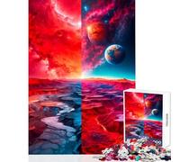 Puzzle per adulti da 1000 pezzi giocattoli antistress dell'universo parallelo ottimi regali e giocattoli gioco rompicapo con poster abbinato e foglio di quiz dimensioni 50x75cm