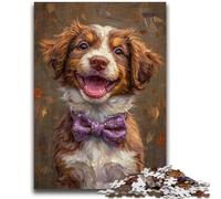 Puzzle per adulti da 1000 pezzi, giocattoli per cani felici, giochi educativi antistress, adatti per la decorazione della scrivania, 50x75cm
