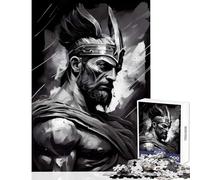 Puzzle per adulti da 1000 pezzi giocattolo da parete raffigurante un antico leader regalo per compleanni gioco educativo con pezzi completamente interconnessi di forma casuale dimensioni 38x52cm