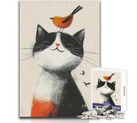 Puzzle per adulti da 1000 pezzi, giocattolo dell'amicizia tra animali, gioco intellettuale, decorazione per la casa, regali di Babbo Natale segreto, dimensioni 50x75cm