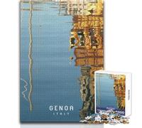 Puzzle per adulti da 1000 pezzi, giocattolo di Genova, gioco intellettuale, un'opera d'arte, giocattolo educativo, dimensioni 50x75cm