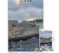 Puzzle per adulti da 1000 pezzi, giocattolo di Genova, gioco intellettuale, un'opera d'arte, giocattolo educativo, dimensioni 38x52cm