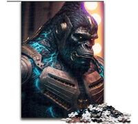 Puzzle per adulti da 1000 pezzi, gioco di attività per famiglie con il gorilla del futuro, per adolescenti, rompicapo impegnativo (dimensioni: 50x75cm)