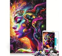 Puzzle per adulti da 1000 pezzi gioco digitale a entropia decorazione da parete sfida da completare ideale come regalo per tutta la famiglia 50x75cm