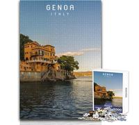 Puzzle per adulti da 1000 pezzi, gioco educativo di Genova, regalo di compleanno, regali di Babbo Natale segreto, dimensioni 50x75cm