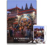 Puzzle per adulti da 1000 pezzi, gioco educativo per famiglie a Kathmandu, decorazione perfetta, opera d'arte, regalo, dimensioni 50x75cm