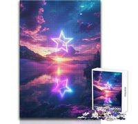 Puzzle per adulti da 1000 pezzi, gioco educativo per famiglie, forma estetica, un'opera d'arte, regalo per compleanni, dimensioni 50x75cm