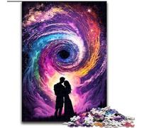 Puzzle per adulti da 1000 pezzi, gioco interattivo per famiglie, tema: buco nero, romanticismo, ideale per adolescenti, rompicapo (dimensioni: 50x75cm)