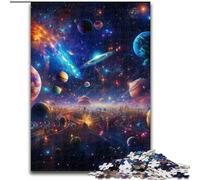 Puzzle per adulti da 1000 pezzi, gioco rompicapo con universo colorato per adolescenti, regalo perfetto per una serata di giochi in famiglia (dimensioni: 50x75cm)