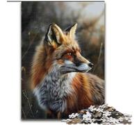 Puzzle per adulti da 1000 pezzi, gioco rompicapo con volpe della foresta, per adolescenti, regalo perfetto per una serata di giochi in famiglia, 50x75cm