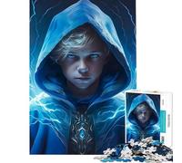 Puzzle per adulti da 1000 pezzi giovane mago anime sfida educativa gioco divertente per ragazzi dai 14 anni in su (38x26cm)