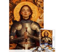 Puzzle per adulti da 1000 pezzi: Giovanna d'Arco - Pulzella d'Orléans Un gioco impossibile divertente e istruttivo un regalo perfetto per amici e familiari (50x75cm)