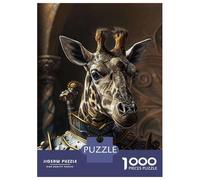 Puzzle Per Adulti Da 1000 Pezzi Giraffe Knight in Shining Armor Puzzle Per Adulti Giochi Rilassanti Corsa Di Velocità Manuale Difficile E Sfida 38x26cm/1000pcs