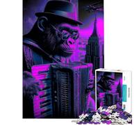 Puzzle per adulti da 1000 pezzi giungla urbana puzzle da 1000 pezzi giocattolo decorativo per la casa regalo di compleanno (38x26cm)