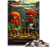 Puzzle per adulti da 1000 pezzi Gli animali del circo aiutano il cervello a esercitare Giocattoli avvincenti per coltivare la pazienza Interazione genitore-figlio 26x38cm