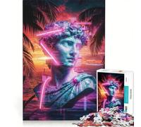 Puzzle per adulti da 1000 pezzi Glitch in Time I, gioco educativo, migliora la memoria, compleanno e Natale 50x75cm