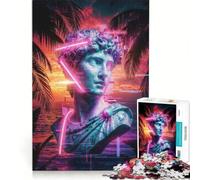 Puzzle per adulti da 1000 pezzi Glitch in Time I, gioco interattivo, taglio di precisione, regalo di compleanno e unico 38x52cm