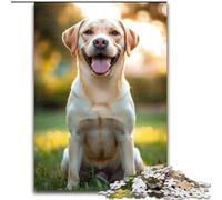 Puzzle per adulti da 1000 pezzi, Golden Retriever, puzzle da 1000 pezzi per adulti, per adolescenti dai 14 anni in su, decorazione per la casa (dimensioni 26x38cm)