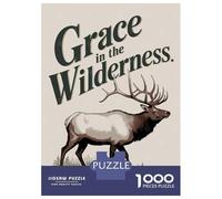 Puzzle Per Adulti Da 1000 Pezzi Grace in The Wilderness Puzzle Per Adolescenti Giochi Per Famiglie Assemblaggio Di Modelli Attività Divertenti A Casa 52x38cm/1000pcs