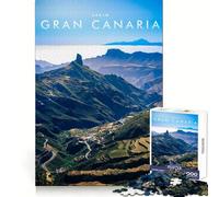 Puzzle per adulti da 1000 pezzi Gran Canaria Fine Joint Divertente gioco di abilità mentale Gioco tranquillo per momenti di relax Decorazione natalizia artistica (50x75cm)