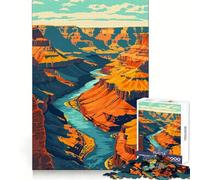 Puzzle per adulti da 1000 pezzi,Grand Canyon USA,viaggio,gioco di precisione,attività per stimolare la mente,gioco per il tempo libero,decorazione natalizia da parete (50x75cm)