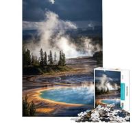 Puzzle per adulti da 1000 pezzi Grand Prismatic Spring giochi educativi giocattoli regali per il Secret Santa analisi e logica (dimensioni 38x26cm)