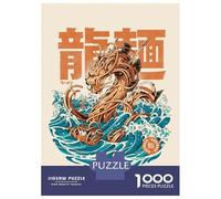 Puzzle Per Adulti Da 1000 Pezzi Great Ramen Dragon Puzzle Per Adulti Gioco Rompicapo Per Divertimento in Famiglia Regalo Antistress 52x38cm/1000pcs
