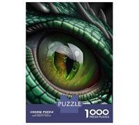 Puzzle Per Adulti Da 1000 Pezzi Green Dragon Eye Puzzle Per Adolescenti Giochi Divertenti Analisi E Logica Difficile E Sfida 52x38cm/1000pcs