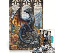 Puzzle per adulti da 1000 pezzi "Guardiano del cielo macchiato" gioco rompicapo interazione genitore-figlio rafforza l'amore tra le coppie 38x26cm