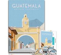 Puzzle per adulti da 1000 pezzi, Guatemala, aiuta il cervello a esercitare i giocattoli avvincenti per coltivare la pazienza, collezione di artisti, belle arti (75x50cm)