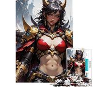 Puzzle per adulti da 1000 pezzi Guerriera Cyberpunk Giocattolo fai da te che migliora la memoria compleanno e Natale (75x50cm)