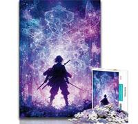 Puzzle per adulti da 1000 pezzi, guerriera ninja giapponese, aiuta il cervello a esercitare i giocattoli avvincenti per coltivare la pazienza, decorazione perfetta, 38x26cm