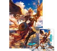 Puzzle per adulti da 1000 pezzi Guerrieri dell'Olimpo gioco rilassante taglio di precisione sfida stimolante idea regalo (Dimensioni 38x26cm)