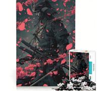 Puzzle per adulti da 1000 pezzi: Guerrieri Samurai tra i ciliegi in fiore gioco rilassante ideale per passare il tempo durante le vacanze un regalo perfetto per gli appassionati di videogiochi 50x75cm