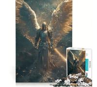 Puzzle per adulti da 1000 pezzi "Guerriero dell'Eden" - Gioco pratico per le vacanze a casa per passare il tempo e rafforzare l'amore di coppia 38x26cm