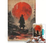 Puzzle per adulti da 1000 pezzi "Guerriero Ombra" gioco pratico difficile e stimolante ideale come regalo per tutta la famiglia 50x75cm