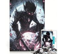 Puzzle per adulti da 1000 pezzi, Guerriero Oscuro con Spada, Gioco Educativo, Decorazione da Parete, Regalo di Compleanno, Regalo di Viaggio 50x75cm