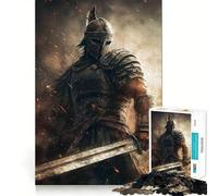 Puzzle per adulti da 1000 pezzi,guerriero pronto alla battaglia,taglio preciso,divertente gioco per la mente,regalo,relax,divertimento,decorazione natalizia da parete (38x26cm)