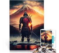 Puzzle per adulti da 1000 pezzi Guerriero Samurai Fatto di cartone per e da 14 anni in su per il gioco educativo sfida giocattolo Regalo per i compleanni misurare:38x52cm