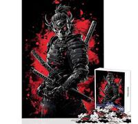 Puzzle per adulti da 1000 pezzi guerriero samurai non morto puzzle giapponese da 1000 pezzi gioco pratico ottimo regalo per chi ama i giochi l'analisi e la logica (38x52cm)