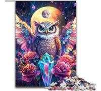 Puzzle per adulti da 1000 pezzi, gufo e angelo, giocattoli per l'intrattenimento della famiglia, ideali come regali per tutta la famiglia dai 14 anni in su (dimensioni 26x38cm)