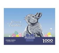 Puzzle Per Adulti Da 1000 Pezzi Happy Easter Puzzle Per Adulti Gioco Per Famiglie Migliora La Memoria Interazione Genitore-figlio 52x38cm/1000pcs