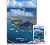 Puzzle per adulti da 1000 pezzi Honolulu Gioco di sfida unico Attività per famiglie Idee regalo Dimensioni 38x26cm