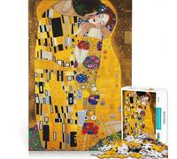 Puzzle per adulti da 1000 pezzi "I Baci" gioco rompicapo antistress lista dei desideri con Babbo Natale 50x75cm