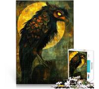Puzzle per adulti da 1000 pezzi I corvi brillano Fatto di carta，Adatto a partire dai 14 anni Sollievo dallo stress Giocattoli da regalo。misurare：26x38cm/10.24 x 14.96pollice